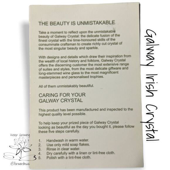 Galway Crystal Liberty Flutes | Elegance in Every Sip | In Open Box - Picture 7 of 9